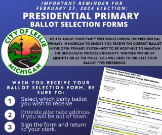 ballot selection